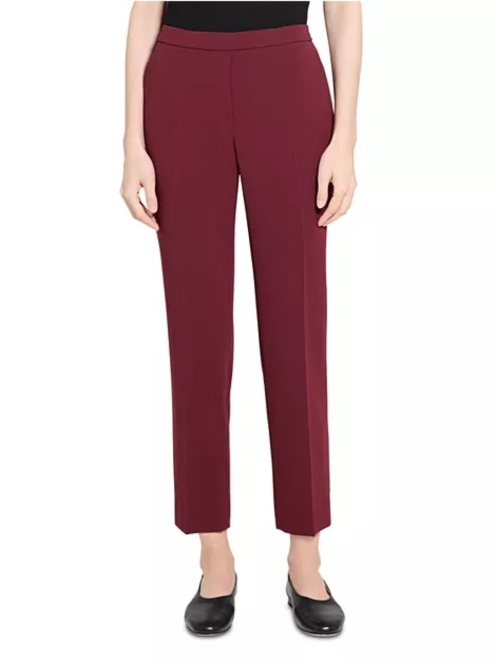 Theory Treeca Modern Pull On Crepe in Grenade
